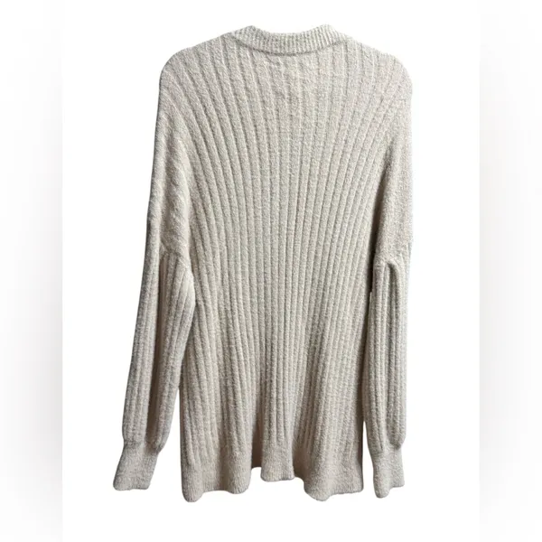 Aerie‎ Small Light Pink Long Sleeve Oversized Ribbed Fuzzy Soft Womens Sweater - Image 2
