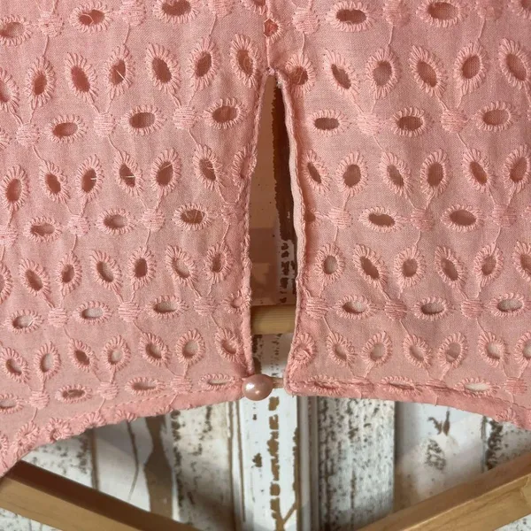 Peach Spring Dress Pink Size M - Image 6