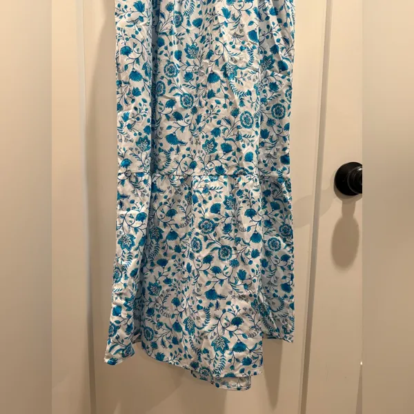 Draper James Square Neck Ruffle Strap Midi Dress‎ Size M - Image 9