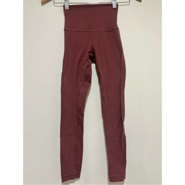 Lululemon Lunar New Year Align High-Rise Pant Leggings 25" in Smoky Red Size 0 - Image 2