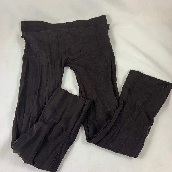 L/XL brown nylon capris leggings - Image 2