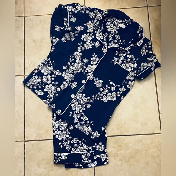 BedHead Blue Floral Pajama Set - Image 3