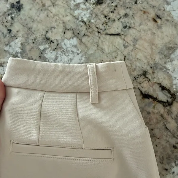Express Columnist Slim Ankle Pants Beige Stretch Work Office Career Pant Size 6L - Image 7
