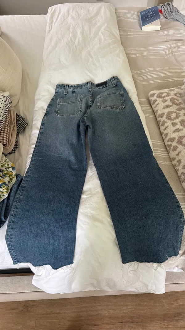 AG Adriano Goldschmied jeans wide leg crop size 25 - Image 11