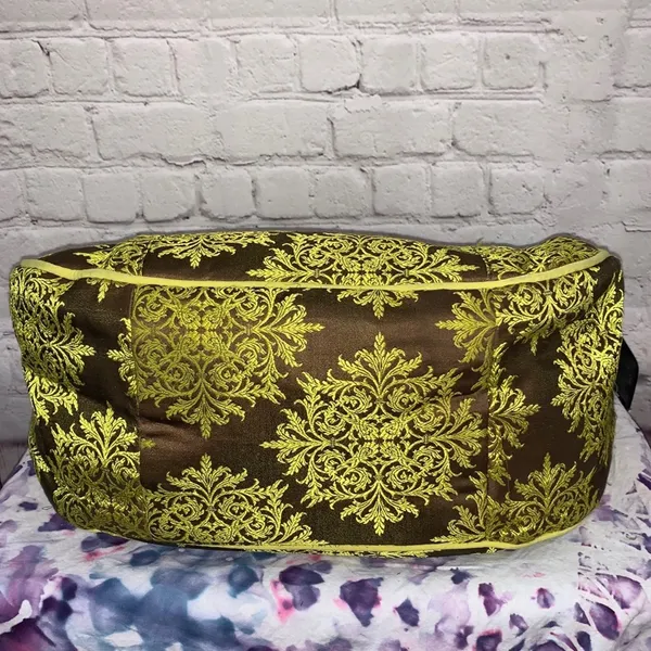 Petunia Pickle Bottom Touring Bag Diaper Bag Brown Yellow Damask Baby‎ Crossbody - Image 8