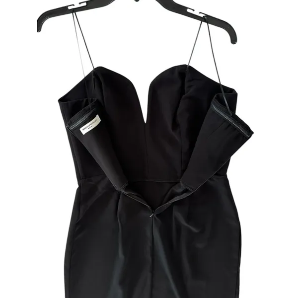 Amanda Uprichard Cherri Gown Black Strapless Maxi Dress Slit Revolve Large - Image 7