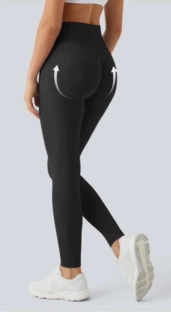 Halara Seamless Flow High-Waisted Butt Lifting Leggings - Image 2