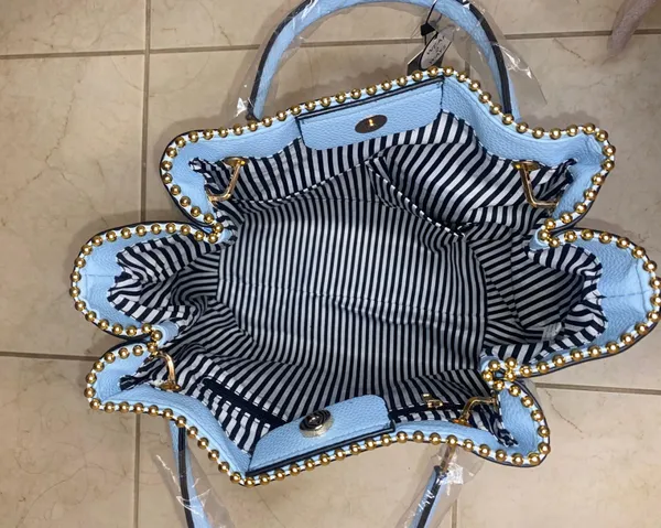 Alexis Bendel Periwinkle Purse Tote - Image 14