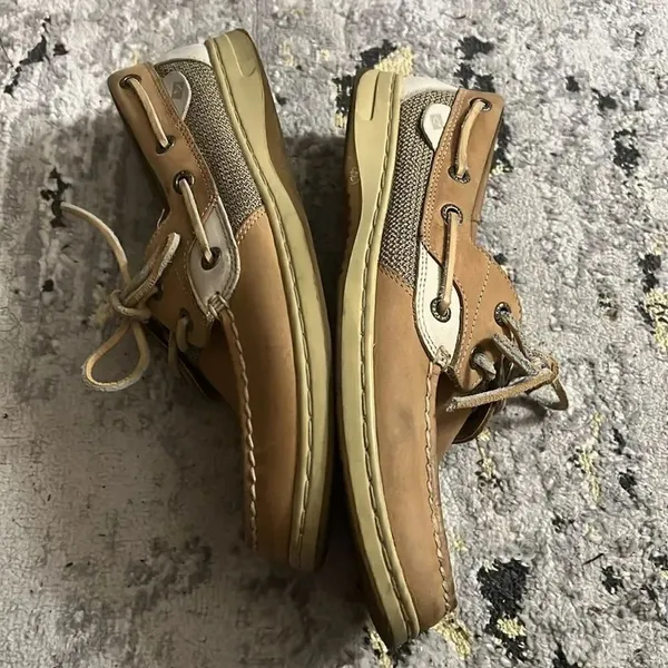 Sperry women’s dockside leather boat shoes size 8.5 - Image 5
