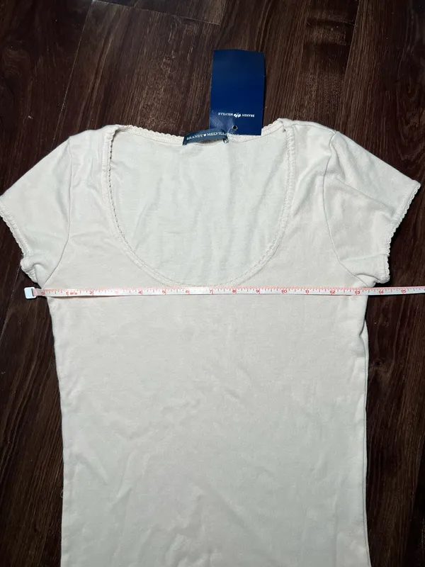 NWT Brandy Melville Scoop Neck Top  - Image 3
