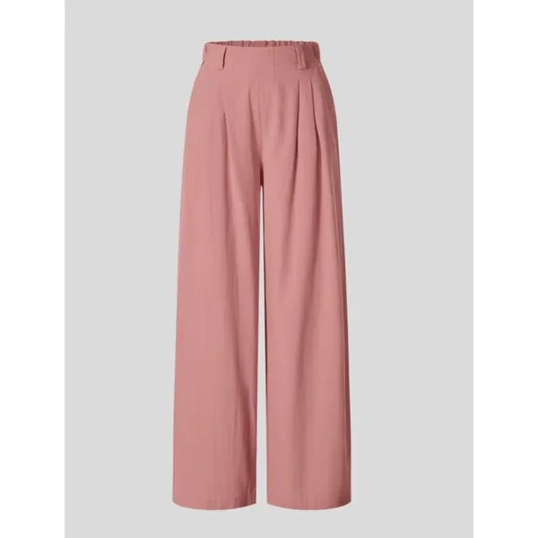 Halara XS High Waisted Pocket Wide Leg Flowy Solid Palazzo Casual Linen Pants - Image 4