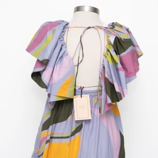 La Ligne Stella Cotton Maxi Dress Large‎ - Image 13