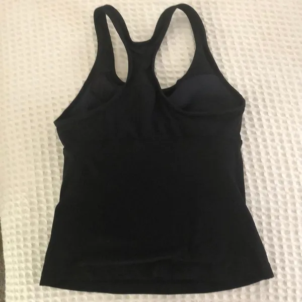 Nike Dri-Fit Black Racerback Athletic Tank Sz. M Yoga Workout Gym Power Walk - Image 4