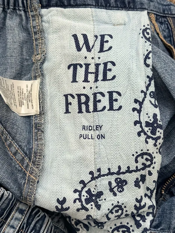 We The Free Medium We The Free Ridley Pull On Cropped Baggy Barrel Jeans S - Image 10