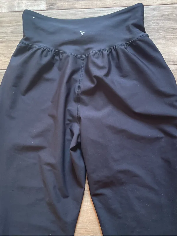 Old Navy Active Powersoft High Rise Legging Joggers Black Women’s Size M Go-Dry - Image 8