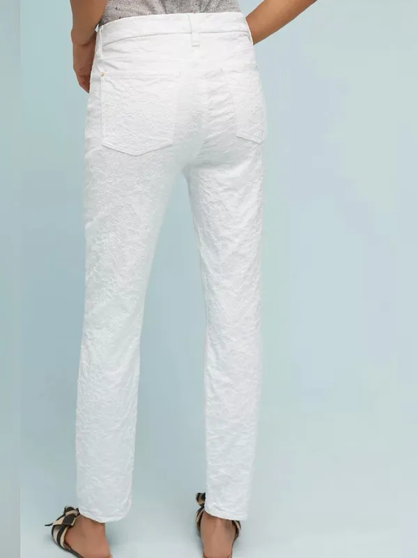 7 FOR ALL MANKIND Skinny Pants Jacquard Pattern - Image 3