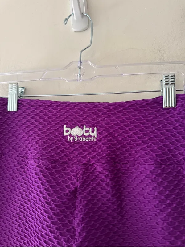 Booty by Brabants Purple‎ Curvy Plus Croco Leggings - Image 4