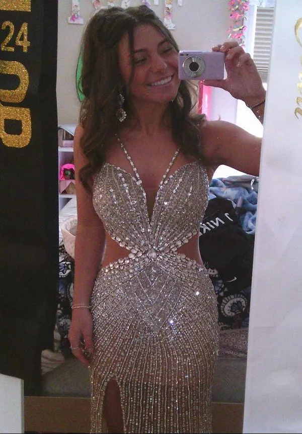 Portia and Scarlett Gold/Silver Gown - Image 7