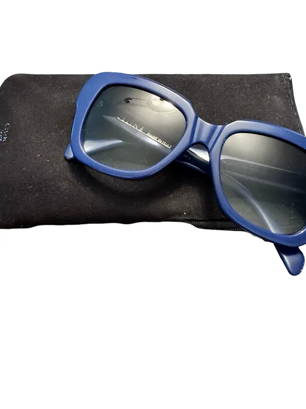 Céline Paris Blue Acetate Sunglasses - Image 5