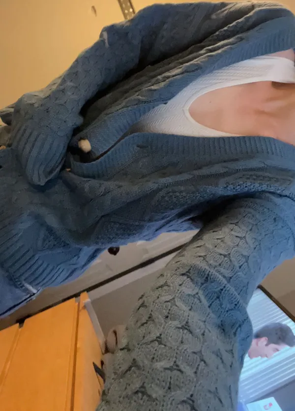 Knit Cardigan From - Image 4