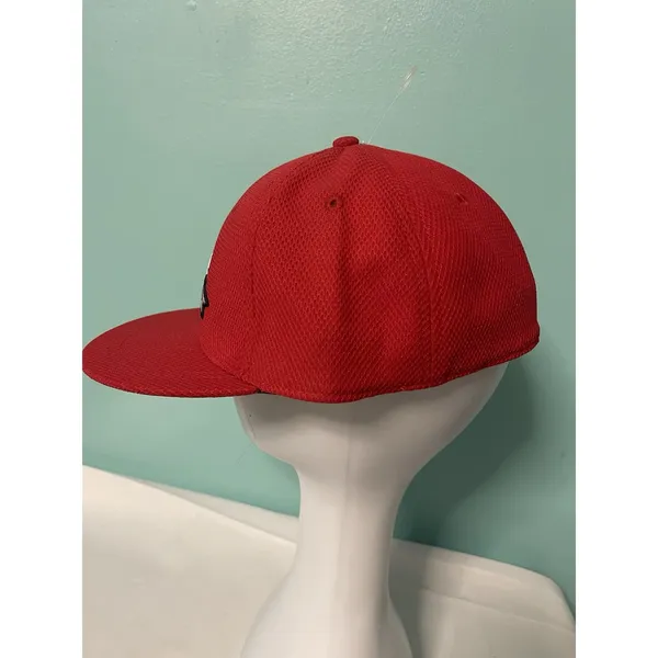 Cooperstown All Star Village Hat Cap Mens Fitted Red L/XL Cooperstown Pro Series - Image 5