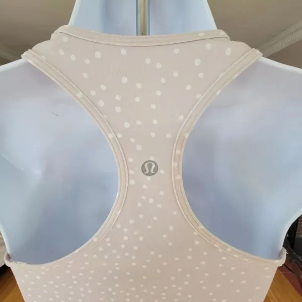 🍋 Lululemon razor back polka dot athletic top size small - Image 3