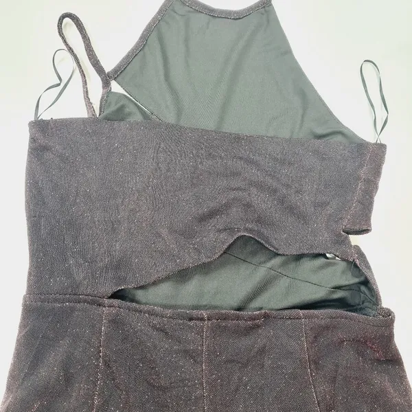 Superdown Tia Cut Out Jumpsuit in Wine Small - Image 12