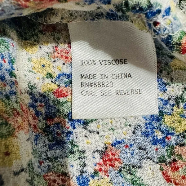 Cynthia Rowley Vintage‎ Floral Cottagecore Bohemian Layered High Waist Skirt M - Image 12
