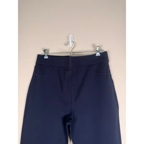 Spanx The Perfect Pant Navy Blue Slim Ankle‎ Ponte Pants XL High Rise Pull On - Image 3