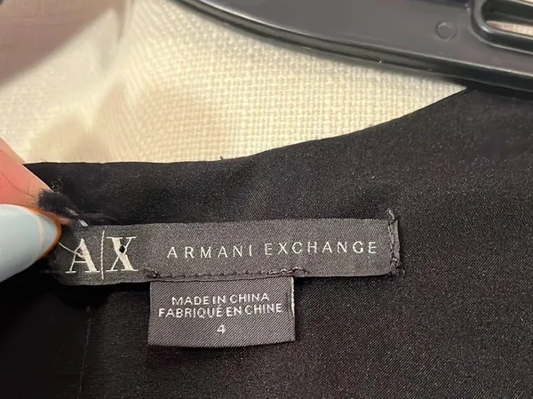 Armani Exchange black mini dress - Image 2