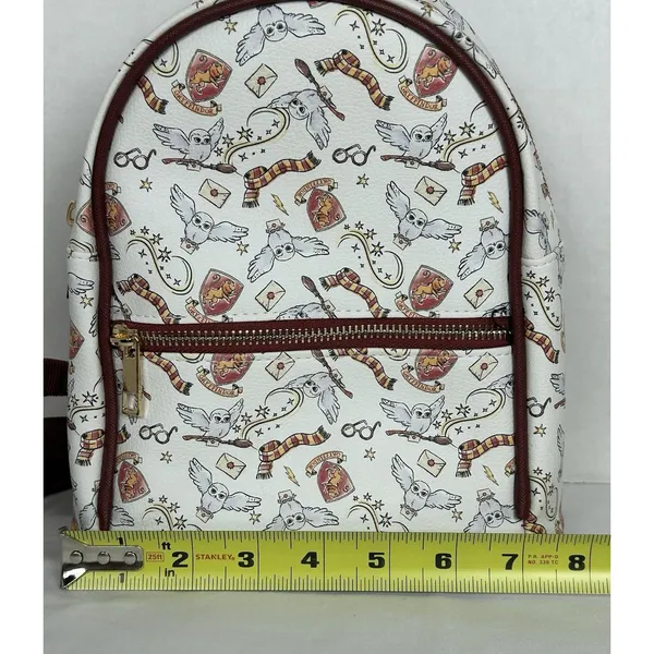 Bioworld Harry Potter Gryffindor Watercolor Hedwig Mini Backpack Excellent Cond. - Image 6