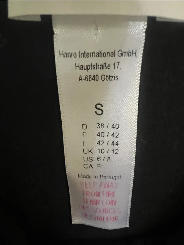 Hanro Juliet Babydoll Black Chemise EUC - Image 4