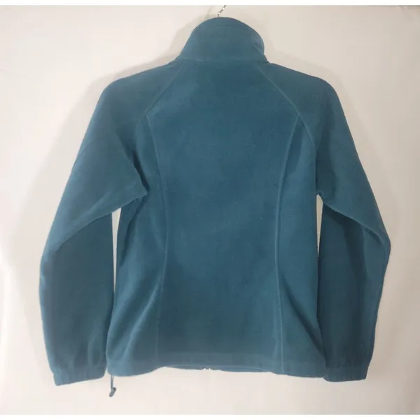 Columbia Benton Springs Full Zip Teal Green Fleece Jacket Women's Size XS Soft - Image 2