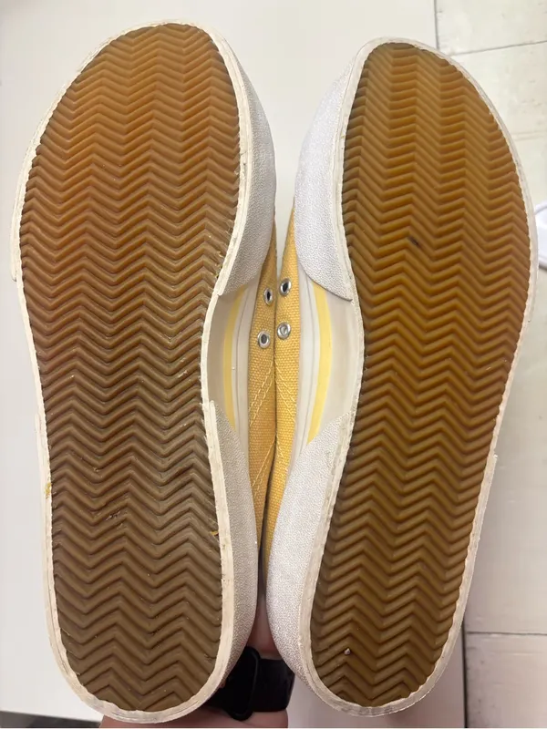 Nike Hermosa Canvas Mule Slip On Shoes Womens Size 10 Yellow Y2K Vintage - Image 6