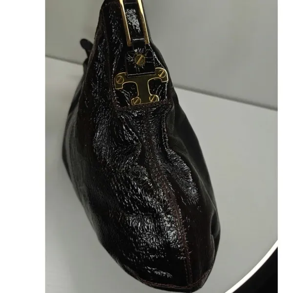 Tory Burch brown crinkled bag - Image 6
