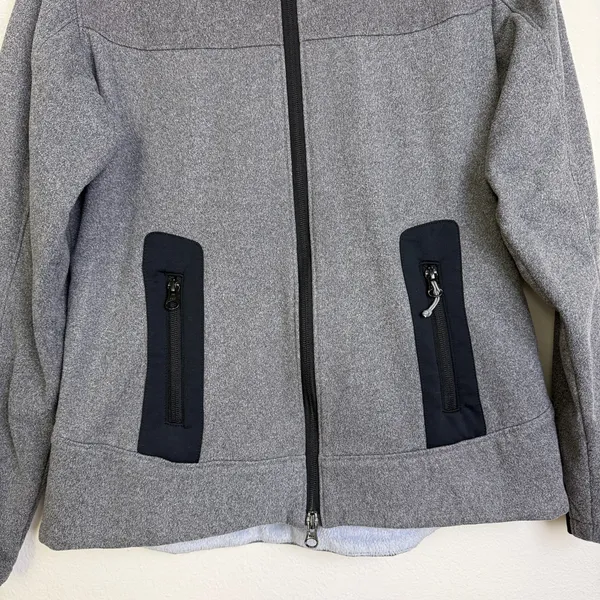 Peter Millar Warmth Jacket Womens Medium Gray Full Zip Fleece Golf Sanctuary - Image 4