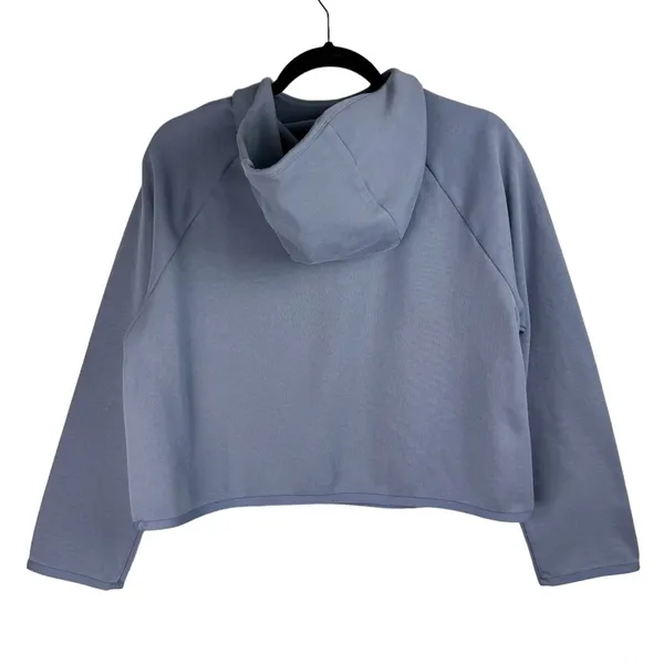 Nike Sportswear Tech Fleece Hoodie Purple Sz Medium Cropped - Image 6