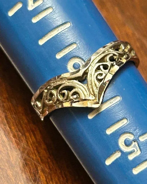 Ring band 925 sterling silver size size 6 1.73g - Image 2