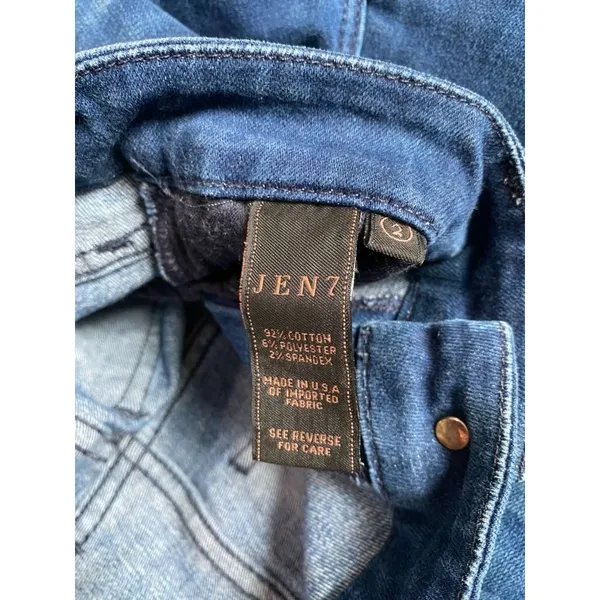 EUC‎ Womens Jen 7 7 for all mankind cropped skinny jeans stretch size 2 - Image 4