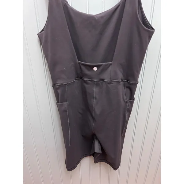 Calia by Carrie Underwood Black Athletic‎ Romper Bodysuit Women Size M Open Back - Image 4