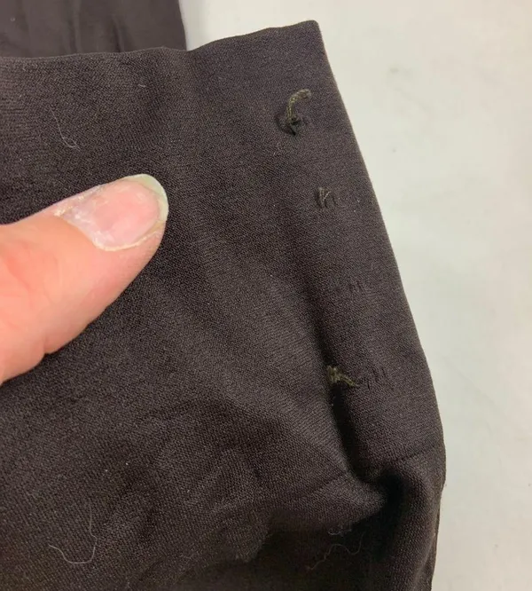 L/XL brown nylon capris leggings - Image 3