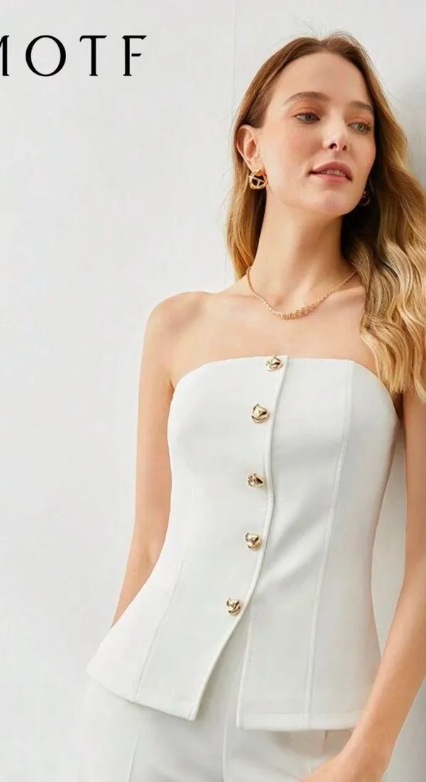 SheIn Strapless Top - Image 5
