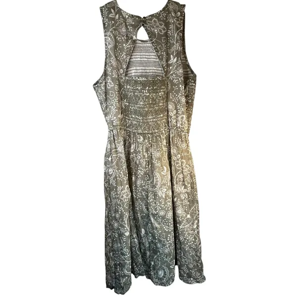 Abercrombie and Fitch Smocked Cotton Floral Dress - Size M - Image 4