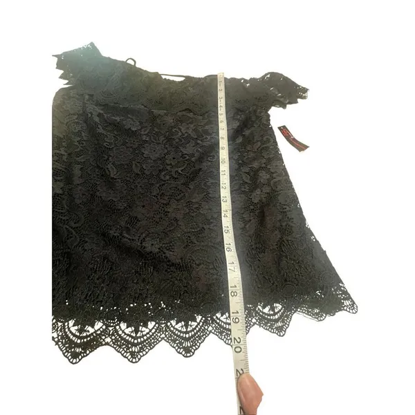 No Boundaries Off The shoulder Camisole Lace Top Sz Lg (11/13) NWT - Image 7