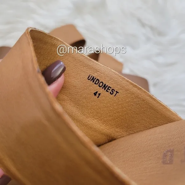 Silent D Undonestto Platform Slide Sandal Tan Size 10 - Image 7