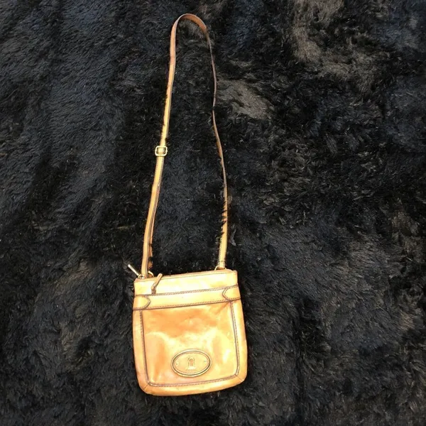 FOSSIL leather purse bag crossbody - Image 10