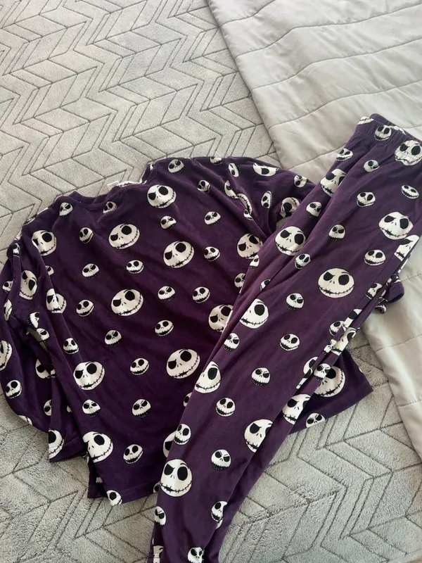 Disney Nightmare Before Christmas Jack Skellington Pajama Set M (8–10) - Image 2