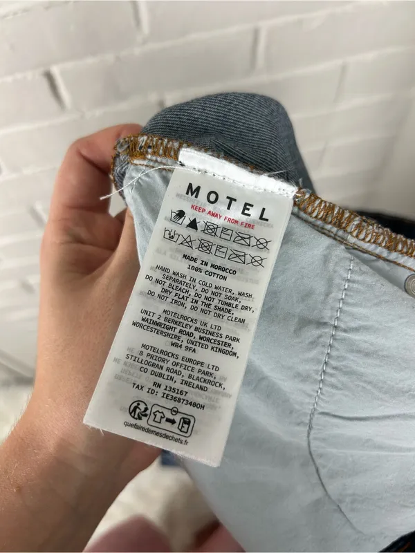 Motel Denim Motel Rocks Cotton Jeans Size W30 L32 - Image 3