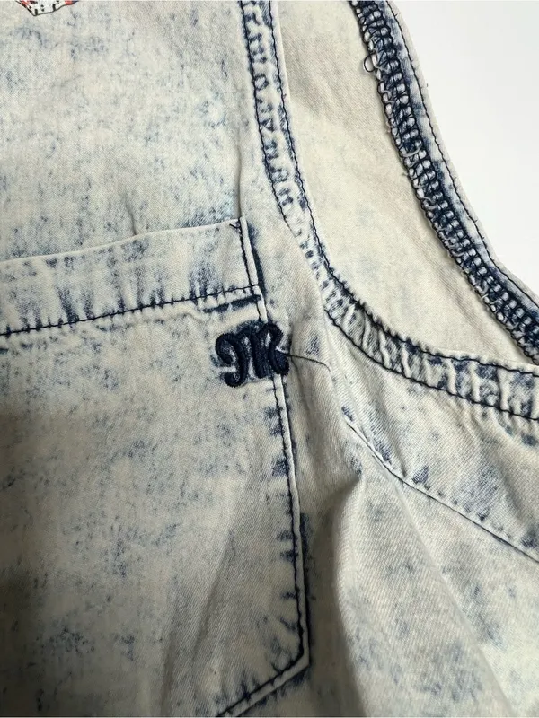 NWT miss me acid wash denim shirt medium - Image 9