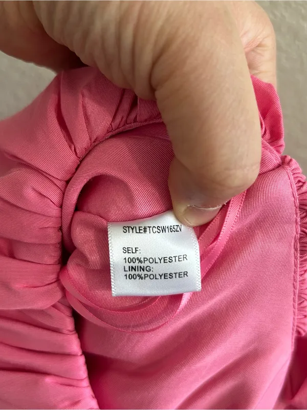 4SI3NNA Hot Pink One Shoulder Top - Image 6